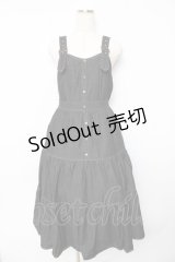 axes femme POETIQUE / ティアードロングワンピース M 黒 Y-25-10-16-122-AX-OP-SZ-ZI