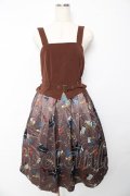 axes femme POETIQUE / カルテットビスチェワンピース M 茶 Y-25-10-16-124-AX-OP-SZ-ZY