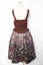 画像2: axes femme POETIQUE / カルテットビスチェワンピース M 茶 Y-25-10-16-124-AX-OP-SZ-ZI (2)