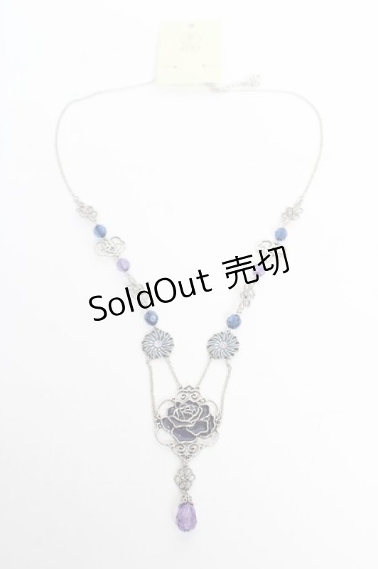 画像3: axes femme / クラシカルチャイナネックレス  ブルー Y-25-10-16-021-AX-AC-SZ-ZI (3)