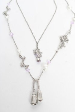 画像1: axes femme / ロマンティックアンブレラネックレス  シルバー Y-25-10-16-022-AX-AC-SZ-ZY