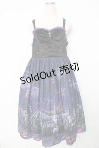 洛芙 / ウィッチタウンジャンバースカート L パープル Y-25-10-16-137-LO-OP-SZ-ZY