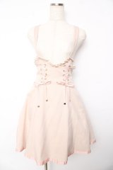 Amavel / Wレースアップ猫耳フレアジャンスカ  ピンク Y-25-10-16-140-CA-OP-SZ-ZY