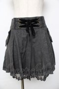 axes femme / コルセットデザインキュロット  グレー Y-25-10-16-147-AX-SK-SZ-ZY