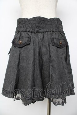 画像2: axes femme / コルセットデザインキュロット  グレー Y-25-10-16-147-AX-SK-SZ-ZY