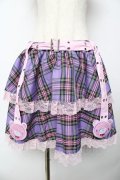 ACDC RAG / パステルグルーミー ベルトスカート F パープル Y-25-10-16-159-PU-SK-SZ-ZY