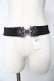 画像2: axes femme / バラ×蝶デザインゴムベルト  シルバー Y-25-10-16-024-AX-ZA-SZ-ZY (2)