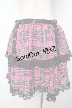 画像2: ACDC RAG / ビビッドグルーミー ベルトスカート  ピンク Y-25-10-16-160-PU-SK-SZ-ZY