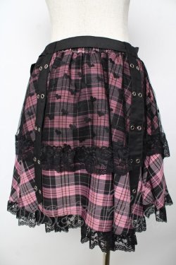 画像2: ACDC RAG / LOVE PUNKミニスカート  ピンク Y-25-10-16-162-PU-SK-SZ-ZY