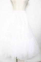 kuroobi / 遮熱パニエ（77cm丈）  白 Y-25-10-16-164-GO-SK-SZ-ZY