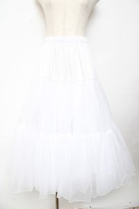 kuroobi / 遮熱パニエ（77cm丈）  白 Y-25-10-16-164-GO-SK-SZ-ZY