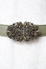 axes femme / アンティークスライドベルト  グリーン Y-25-10-16-025-AX-ZA-SZ-ZY