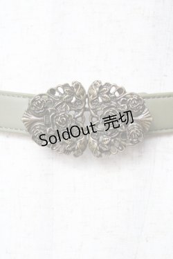 画像1: axes femme / アンティークスライドベルト  グリーン Y-25-10-16-025-AX-ZA-SZ-ZY