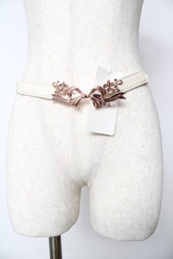 画像2: axes femme POETIQUE / リトルリボンゴムベルト  淡ピンク Y-25-10-16-027-AX-ZA-SZ-ZY