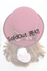 m petit by misako / NINA'Sカンカン帽  ワイン Y-25-10-16-032-LO-AC-SZ-ZT-K007