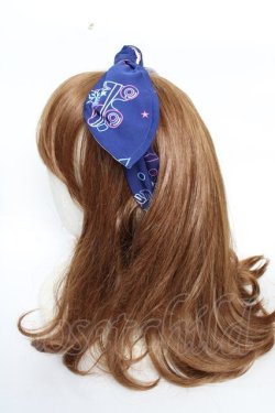 画像2: Angelic Pretty / Neon Star Dinerヘアバンド  紺 Y-25-10-16-033-AP-AC-SZ-ZY