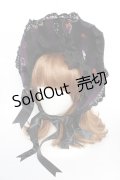ALICE and the PIRATES / Rosy night’s Masquerade柄ボンネット  パープル Y-25-10-16-034-PA-AC-SZ-ZY