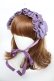 画像1: Vallee lys / Lace Enchantment Headdress  パープル Y-25-10-16-035-GO-AC-SZ-ZY (1)
