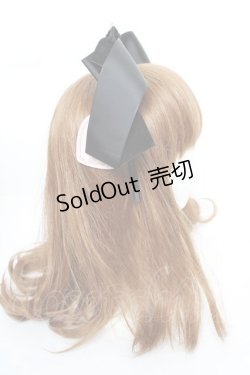 画像3: 【SALE】Maria pipi / グログランリボンカチューシャ  黒 Y-25-10-16-039-EL-AC-SZ-ZT486-F002