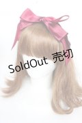 【SALE】Maria pipi / グログランリボンカチューシャ  ワイン Y-25-10-16-040-EL-AC-SZ-ZT486-F005