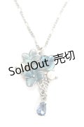 axes femme / 紫陽花プチペンダント  ブルー Y-25-10-18-001-AX-AC-SZ-ZY