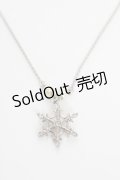 axes femme / 雪の結晶ネックレス  シルバー Y-25-10-18-006-AX-AC-SZ-ZY