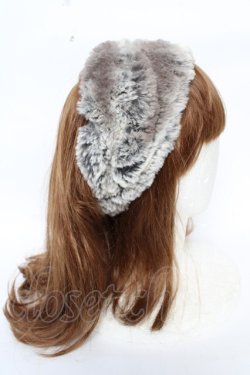画像3: axes femme / エコファーヘアバンド  ミックス Y-25-10-18-050-AX-AC-SZ-ZY