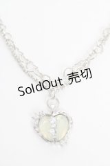 axes femme POETIQUE / ハートチャームネックレス  シルバー Y-25-10-18-007-AX-AC-SZ-ZY