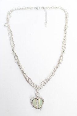 画像2: axes femme POETIQUE / ハートチャームネックレス  シルバー Y-25-10-18-007-AX-AC-SZ-ZY