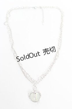 画像2: axes femme POETIQUE / ハートチャームネックレス  シルバー Y-25-10-18-007-AX-AC-SZ-ZY