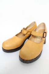 YOSUKE / ストラップパンプス LL ダークベージュ Y-25-10-18-058-PU-SH-SZ-ZY