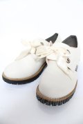 YOSUKE / レースアップシューズ L アイボリー Y-25-10-18-059-PU-SH-SZ-ZY