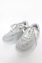 m petit by misako / AMチュールスニーカー M 淡水色 Y-25-10-18-060-LO-SH-SZ-ZY