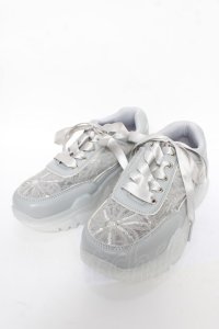 m petit by misako / AMチュールスニーカー M 淡水色 Y-25-10-18-060-LO-SH-SZ-ZY