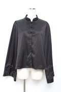 axes femme kawaii / メイリンブラウス M 黒 Y-25-10-18-066-AX-BL-SZ-ZY