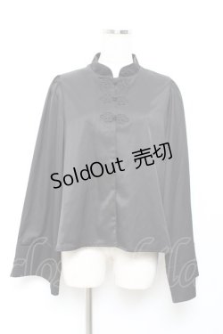 画像1: axes femme kawaii / メイリンブラウス M 黒 Y-25-10-18-066-AX-BL-SZ-ZY