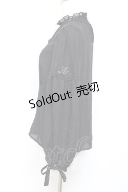 画像2: axes femme POETIQUE / ディズニーヴィランズ/ブラウス M 黒 Y-25-10-18-068-AX-BL-SZ-ZY