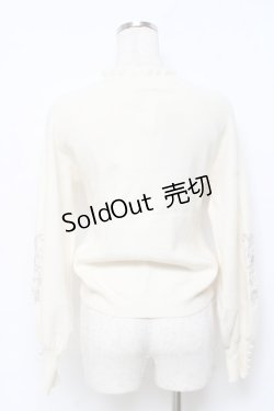 画像2: axes femme / 雪の結晶刺繍ニット F 生成り Y-25-10-18-072-AX-TO-SZ-ZI