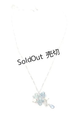 画像2: axes femme / 紫陽花プチペンダント  ブルー Y-25-10-18-001-AX-AC-SZ-ZY