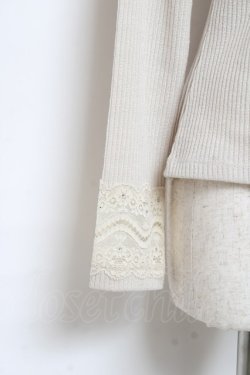 画像4: axes femme / プチスタンドインナープルオーバー M ベージュ Y-25-10-18-073-AX-TO-SZ-ZY