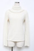 axes femme / パール使いリブタートル M 生成り Y-25-10-18-074-AX-TO-SZ-ZY