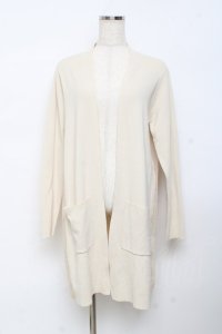 axes femme / シフォンプリーツロングカーディガン M 生成り Y-25-10-18-080-AX-TO-SZ-ZI