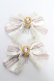 画像1: BABY,THE STARS SHINE BRIGHT / Ecrin d'or de Antoinetteリボンコーム  ピンク Y-25-10-18-015-BA-ZA-SZ-ZY (1)