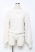 axes femme / スノービジューニット F 生成り Y-25-10-18-084-AX-TO-SZ-ZY