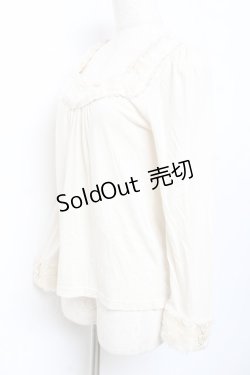 画像3: axes femme / ファー配色カットソー M 生成り Y-25-10-18-085-AX-TO-SZ-ZY