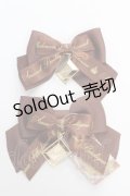 Amavel / Chocolat Chat Deliciousダブルリボンクリップ  ブラウン Y-25-10-18-016-CA-AC-SZ-ZY