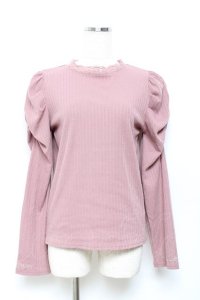 axes femme / マトンスリーブトップス F ピンク Y-25-10-18-093-AX-TO-SZ-ZI