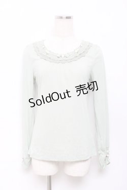 画像1: axes femme / ガーデンインナープルオーバー M ミント Y-25-10-18-098-AX-TO-SZ-ZI