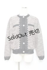 axes femme / ツイードトップス  茶 Y-25-10-18-101-AX-JA-SZ-ZY