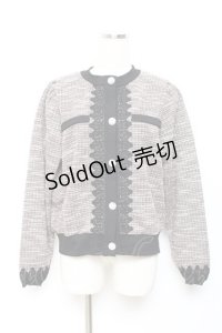 axes femme / ツイードトップス  茶 Y-25-10-18-101-AX-JA-SZ-ZY